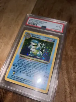 Pokemon TCG Blastoise Holo Shadowless 2/102 PSA 4 Base Set - Image 1