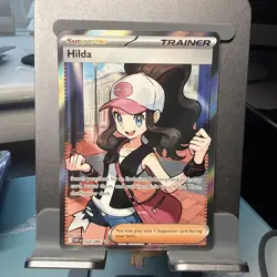 Pokemon TCG Hilda Trainer White Flare English Full Art 164/086 NM/M Condition - Image 1