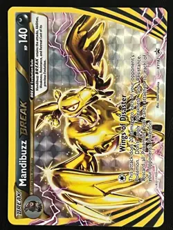 Pokemon Mandibuzz BREAK Promo XY182 - Image 1