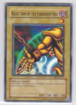JP) Yugioh - Konami - Yu-Gi-Uh! - Right Arm of the Forbidden One - DB1-EN137 - Image 1