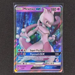 Mewtwo GX - 31/68 - Holo - Hidden Fates - Pokemon Card - MP - Image 1