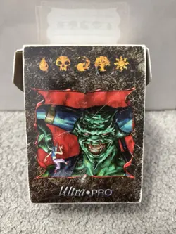 MTG Black Lotus Deck Box Juzam Djinn Magic The Gathering Ultra Pro 1997 NICE VTG - Image 2