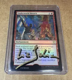 Underworld Breach Signed Sketched Foil Artist Proof MTG RARE - Image 1