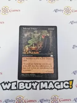 MTG | Infernal Tribute | Weatherlight | Regular | Heavily Played | English - Image 1