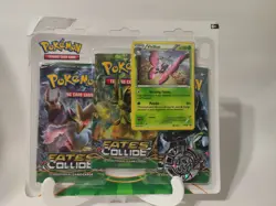Pokemon Tcg XY Fates Collide Blister 3 pack- Vivillon Promo - Image 1