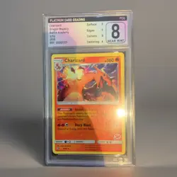 Pokemon PSA 8 Charizard 3/70 Dragon Majesty Card Rare Holo Mint platinum grade - Image 1