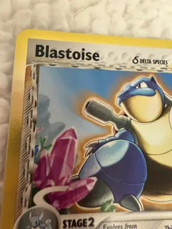 2006 Pokemon Blastoise Holo 2/100 Crystal Guardians Delta Species RAW Near Mint - Image 3