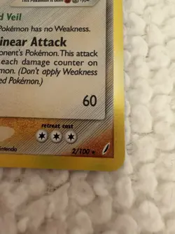 2006 Pokemon Blastoise Holo 2/100 Crystal Guardians Delta Species RAW Near Mint - Image 5