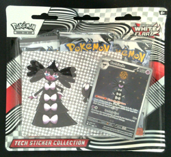 Pokemon TCG White Flare 3Pk Blister Tech Sticker Collection - Image 1