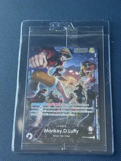 Monkey D Luffy PSA Magazine One Piece Promo Card OP05-060 English (Sealed) - Image 1