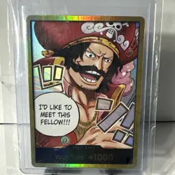 DON!! Card (Gol.D.Roger) (Gold) Carrying On His Will Foil - Image 1