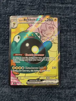 Pokemon TCG Iono's Bellibolt EX Full Art Ultra Rare Holo Card 172/159 - Image 1