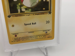 POKEMON Trading Card 2000 TEAM ROCKET 69/82 VOLTORB 1st EDITION grade PSA MINT 9 - Image 4