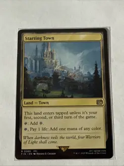 Starting Town (Non-foil) Final Fantasy 0289 Rare MTG - Image 1