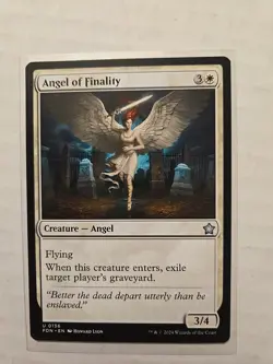 Angel of Finality - Foundations - LP - Uncommon - Creature - MTG Magic - Image 1