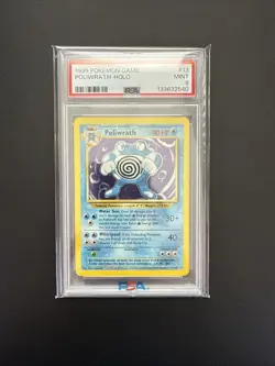 1999 Pokemon Game Poliwrath Holo #13 PSA 9 - Image 1