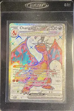 Charizard ex Full Art 056 Pokemon TCG SV Black Star Promos Promo NM - Image 4