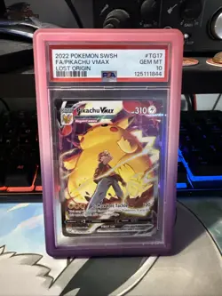 Pokemon TCG Pikachu VMAX TG17/TG30 Lost origin Psa 10 - Image 1