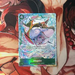 Megalo EB04-018 R ALT ART The Azure Seas Seven One Piece CCG ENGLISH OP14 - Image 1