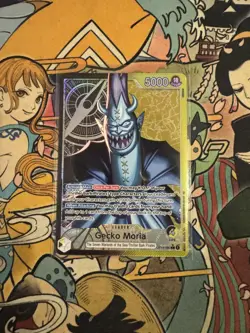 ONE PIECE TCG Gecko Moria OP14-080 Leader Alt Art English - Image 1