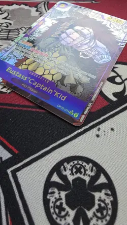 One Piece Tcg Card Op05-074 Eustass Captain Kid Op05 Manga Rare Alt Art Top - Image 3