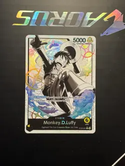 Monkey. D. Luffy ST29-001 (ALT ART) Leader Card Egghead English LOT OF 3 - Image 3