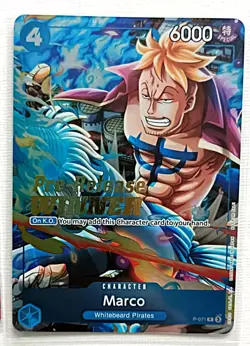 One Piece - Release Event, 4 Card Winner Bundle. Zoro, Marco, Koby, Dracule. - Image 3