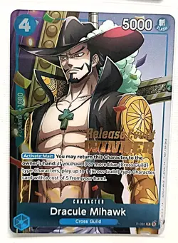 One Piece - Release Event, 4 Card Winner Bundle. Zoro, Marco, Koby, Dracule. - Image 5