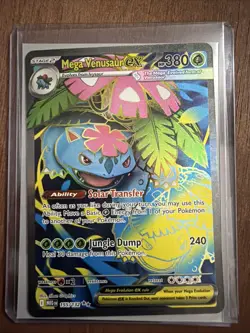 Mega Venusaur EX 155/132 Mega Evolution Full Art Card NM/M Condition - Image 1