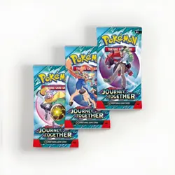 Pokemon Trading Card Game: Journey Together Booster Packs (3) + Scrafty Promo - Image 2