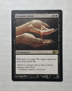 Sanguine Bond X1 - Mint Pack Fresh - M14 Magic 2014 Core Set MTG English Card - Image 1