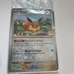 Eevee 074/131 POKEMON DAY 2025 Reverse Holo Promo Pokemon Card * Sealed * - Image 2