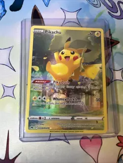 Pokemon TCG Crown Zenith Pikachu Holo Rare Card GG30/GG70 NM Condition - Image 1