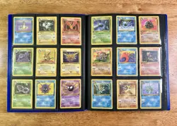 Pokemon Game 1999 Fossil 1st Edition Complete Non Holo Set #16-62 NM/LP - Image 2