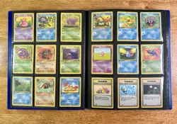 Pokemon Game 1999 Fossil 1st Edition Complete Non Holo Set #16-62 NM/LP - Image 3