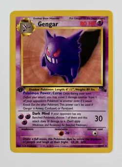 Pokemon Game 1999 Fossil 1st Edition Complete Non Holo Set #16-62 NM/LP - Image 5