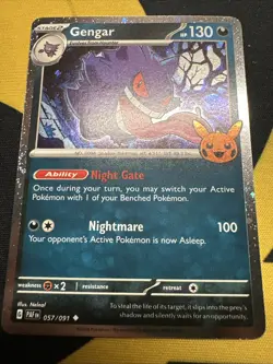 Pokemon Gengar (Cosmos Holo) 057/091 Trick or Trade 2024 Holo - Image 1