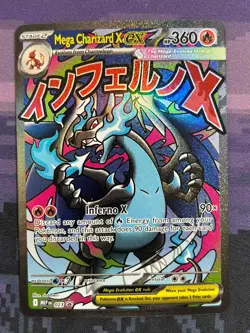 Mega Charizard X ex 023 Pokemon Mega Evolutions Promo Near Mint - Image 1