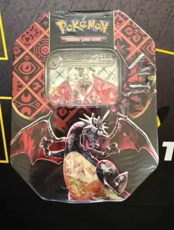 Pokemon TCG Charizard Scarlet & Violet Paldean Fates Tin NEW SEALED - Image 1