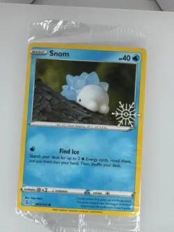 2021 Pokemon Fusion Strike Snom (Sealed) (Snowflake) 084/264 NM - Image 1