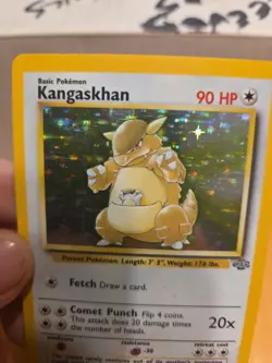 Pokemon TCG Kangaskhan Jungle 5/64 Holo Unlimited Holo Rare - Image 3
