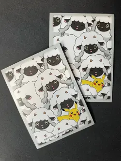 Pokemon TCG Wooloo Pikachu Exclusive 2021 Pokemon Center Sleeves (X2) - Image 1