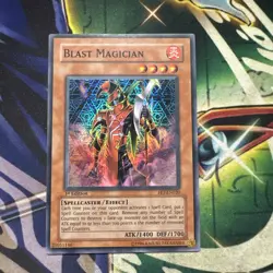 Yugioh! Blast Magician FET-EN020 Super Rare 1st Edition LP - Image 1
