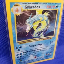 Gyarados 6/102 Base Set Holographic Rare Pokemon Card & 2x Magikarp 35/102 TCG - Image 5