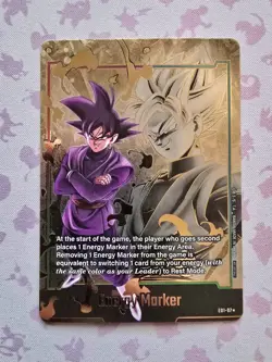 Goku Black Energy Marker Gold E01-07 Dragon Ball Super Card Game Fusion World NM - Image 1
