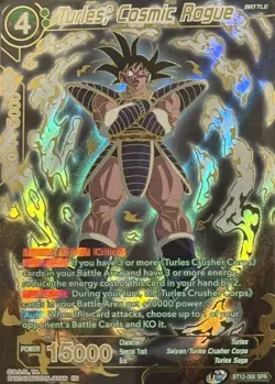 Turles Cosmic Rogue BT12-068 SPR Dragon Ball Super Card Game NM - Image 1