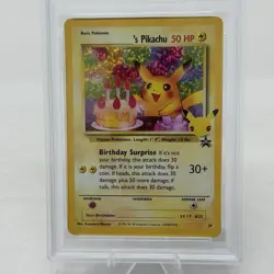 2021 POKEMON CELEBRATIONS CLASSIC COLL #24 BIRTHDAY PIKACHU-HOLO PSA 10 - Image 3