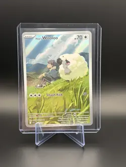 Pokemon 2025 SV Journey Together Hop’s Wooloo 170/159 Illustration Rare NM - Image 1