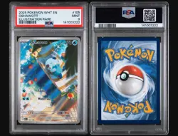 2025 POKEMON WHT EN-WHITE FLARE ILLUSTRATION RARE #105 OSHAWOTT PSA 9 - Image 1