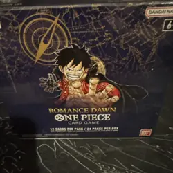 SEALED! One Piece Card Game Romance Dawn Booster Box OP-01 Blue Bottom English! - Image 1